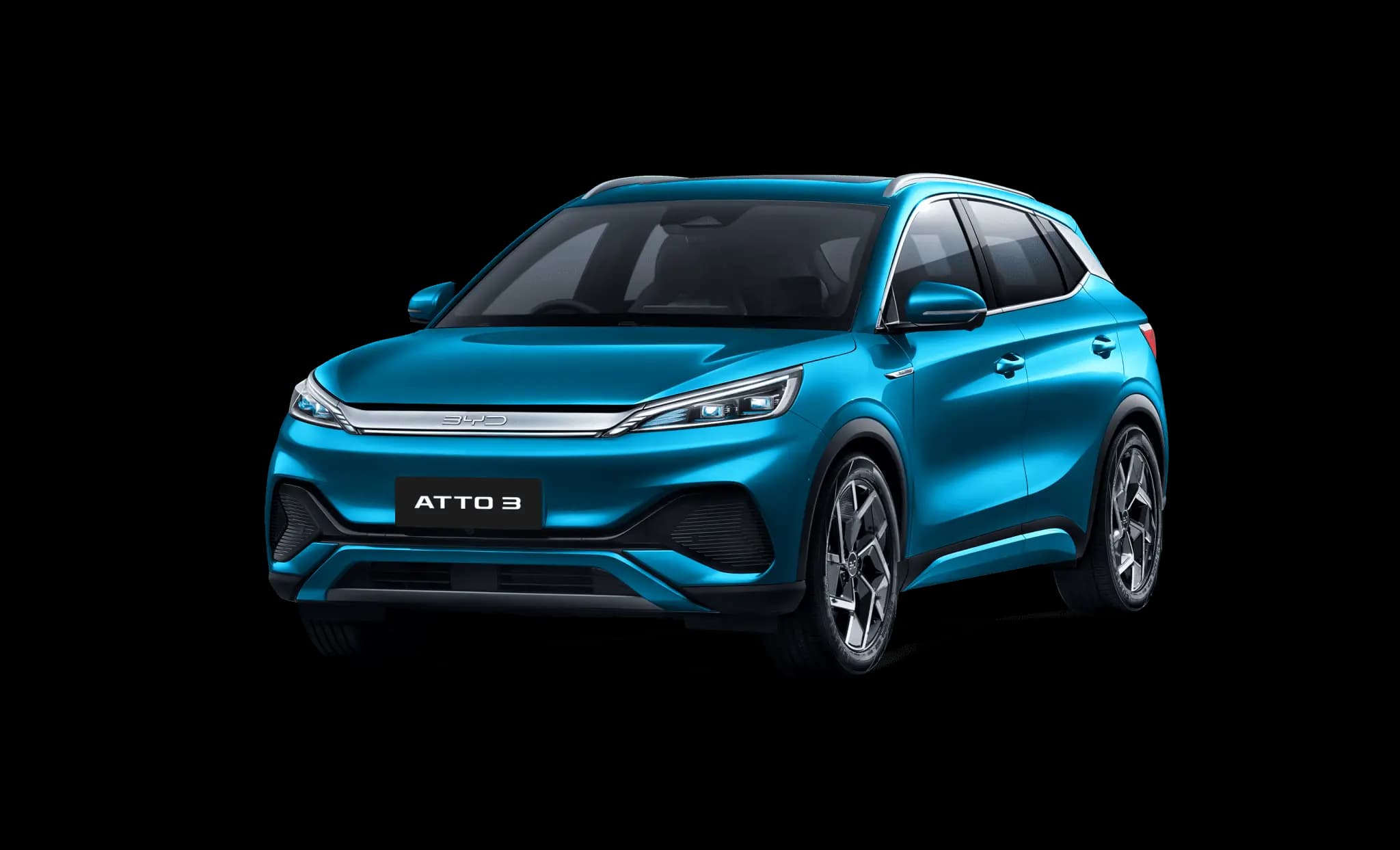 BYD Atto 3 in Surf Blue