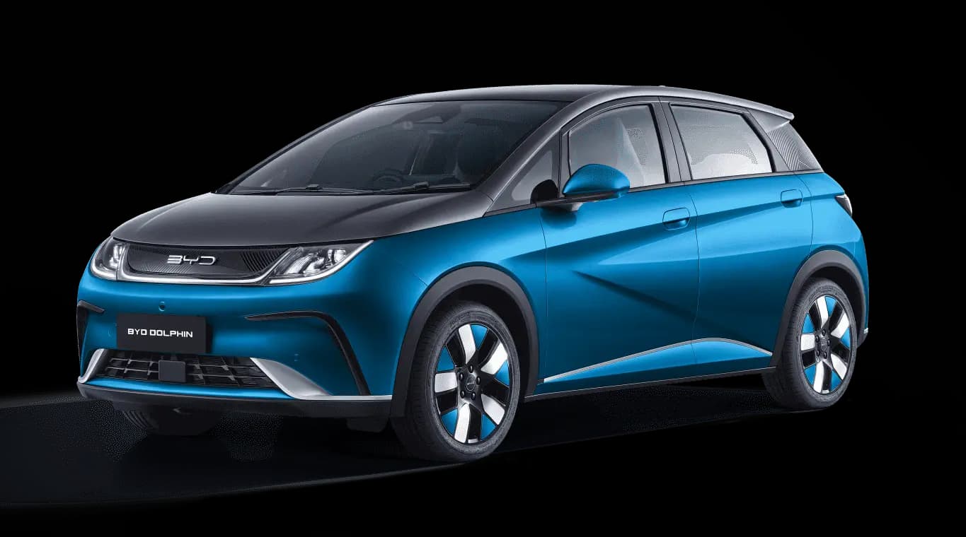 BYD Dolphin in Surf Blue